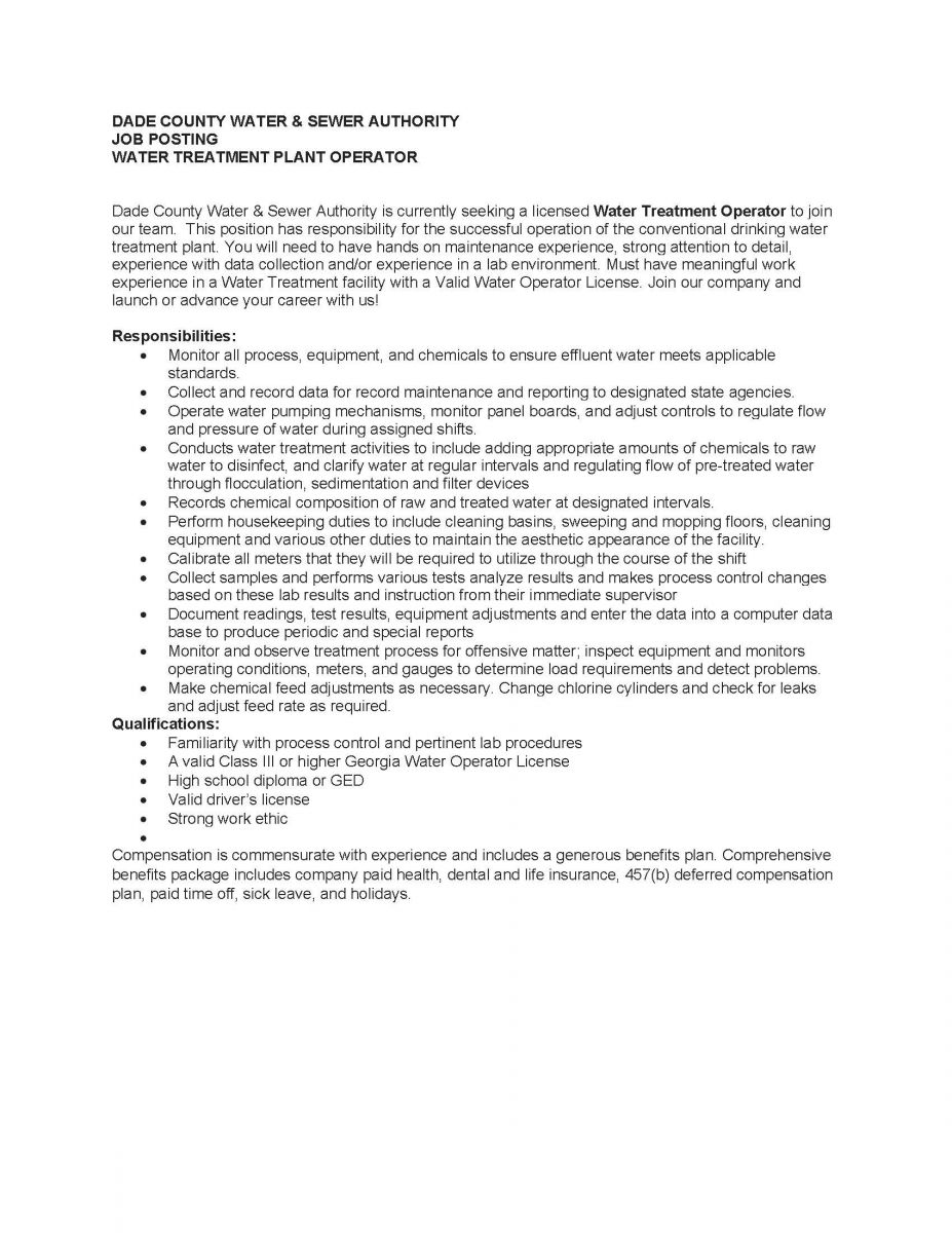 Job Posting